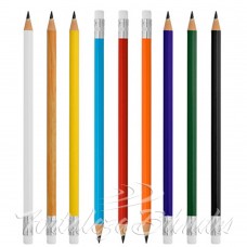 Lápis com borracha  personalizado em uma cor. Minimo 100 peças - Verificar disponibilidade de cor. Para mais informações adicone o whatsapp - 85 98837.1988